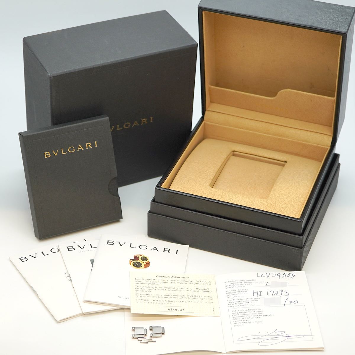 ★SALE【5wwi0189】ブルガリ ディアゴノ LCV29S 黒文字盤【中古】腕時計 レディース