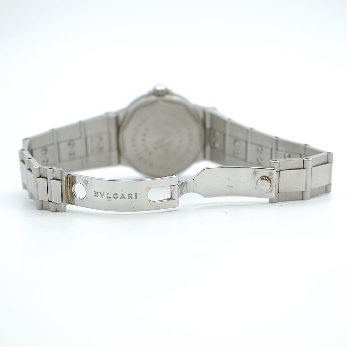 ★SALE【5wwi0189】ブルガリ ディアゴノ LCV29S 黒文字盤【中古】腕時計 レディース