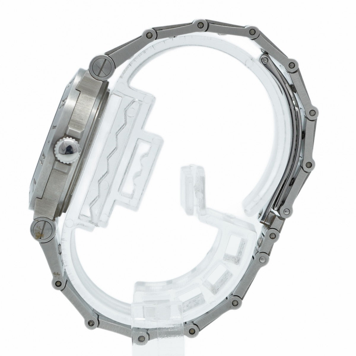 ★SALE【5wwi0189】ブルガリ ディアゴノ LCV29S 黒文字盤【中古】腕時計 レディース