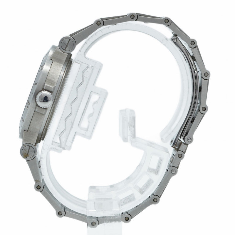 ★SALE【5wwi0189】ブルガリ ディアゴノ LCV29S 黒文字盤【中古】腕時計 レディース