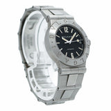 ★SALE【5wwi0189】ブルガリ ディアゴノ LCV29S 黒文字盤【中古】腕時計 レディース