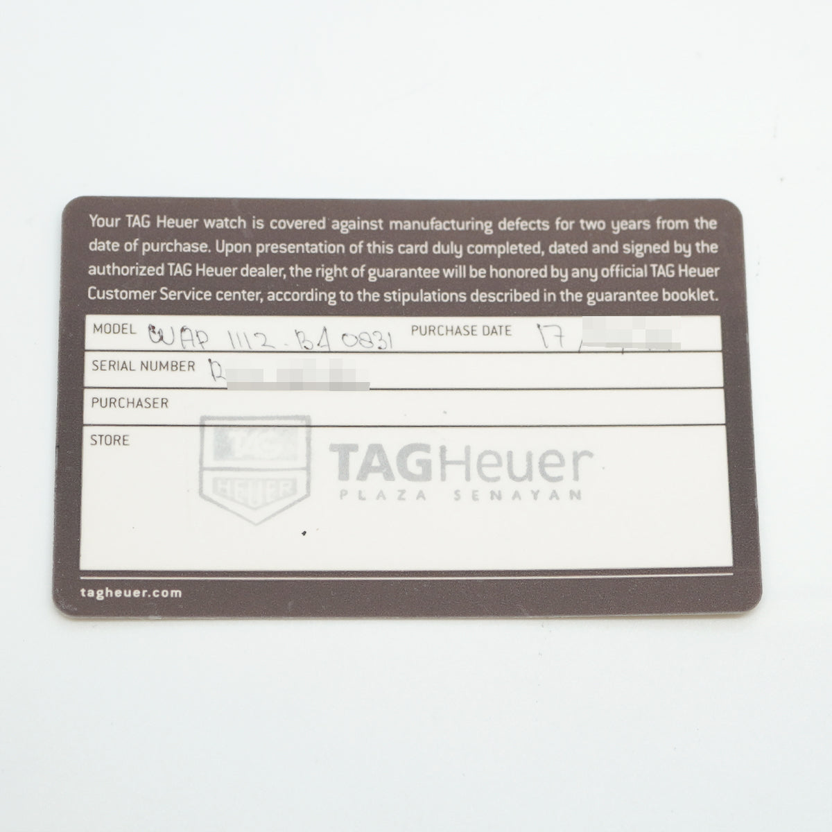 【5wwi0191】タグホイヤー アクアレーサー WAP1112 青文字盤【中古】腕時計 メンズ