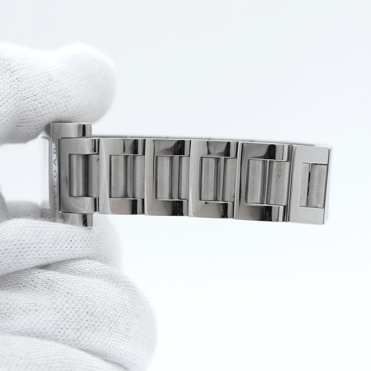 ★SALE【5wwi0201】ブルガリ レッタンロゴ RT39S 黒文字盤【中古】腕時計 レディース