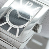 ★SALE【5wwi0201】ブルガリ レッタンロゴ RT39S 黒文字盤【中古】腕時計 レディース