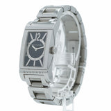 ★SALE【5wwi0201】ブルガリ レッタンロゴ RT39S 黒文字盤【中古】腕時計 レディース