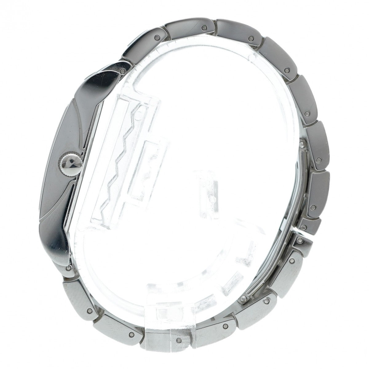 ★SALE【5wwi0201】ブルガリ レッタンロゴ RT39S 黒文字盤【中古】腕時計 レディース