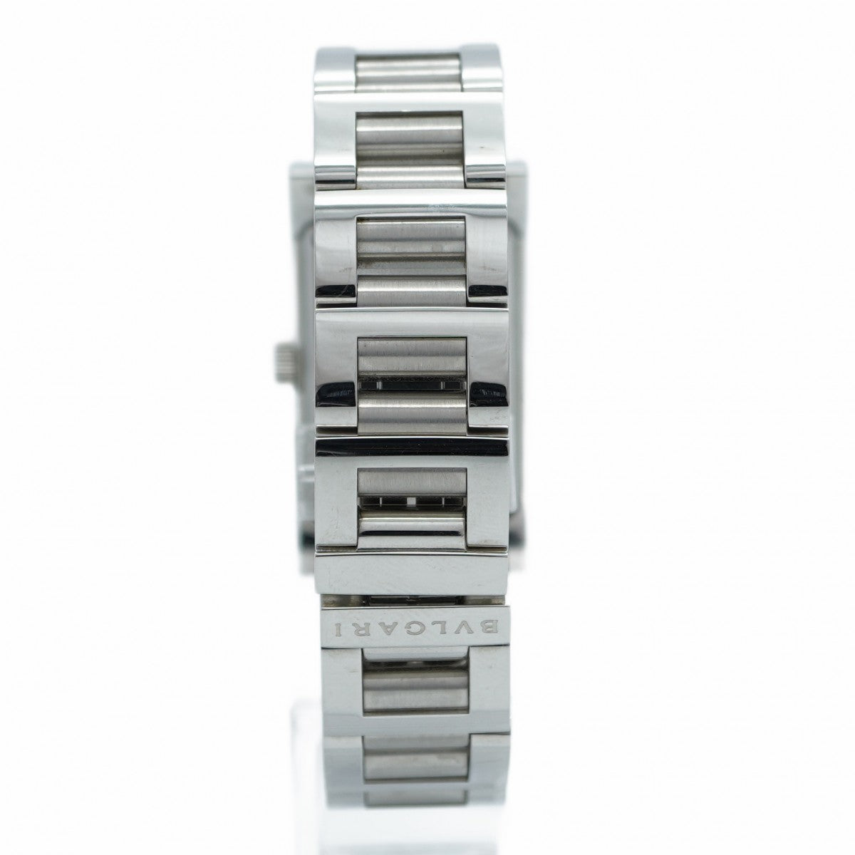 ★SALE【5wwi0201】ブルガリ レッタンロゴ RT39S 黒文字盤【中古】腕時計 レディース