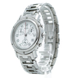 ★最終価格★SALE【5wwi0217】エルメス クリッパー クロノ CL1.910 白文字盤【中古】腕時計 メンズ