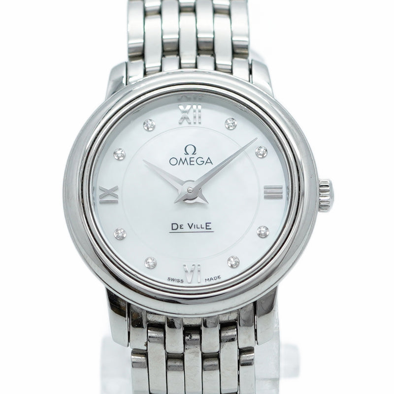 ★在庫処分★最終価格★SALE【5wwi0256】オメガ デ・ヴィル 424.10.24.60.55.001 白文字盤【中古】腕時計 レディース