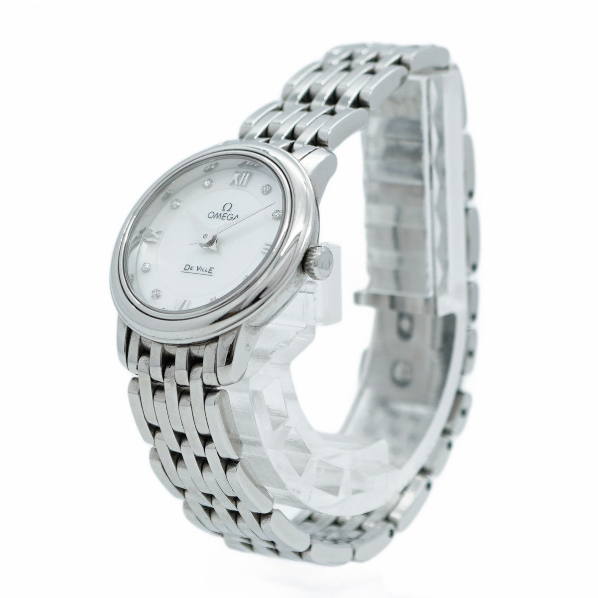 ★在庫処分★最終価格★SALE【5wwi0256】オメガ デ・ヴィル 424.10.24.60.55.001 白文字盤【中古】腕時計 レディース