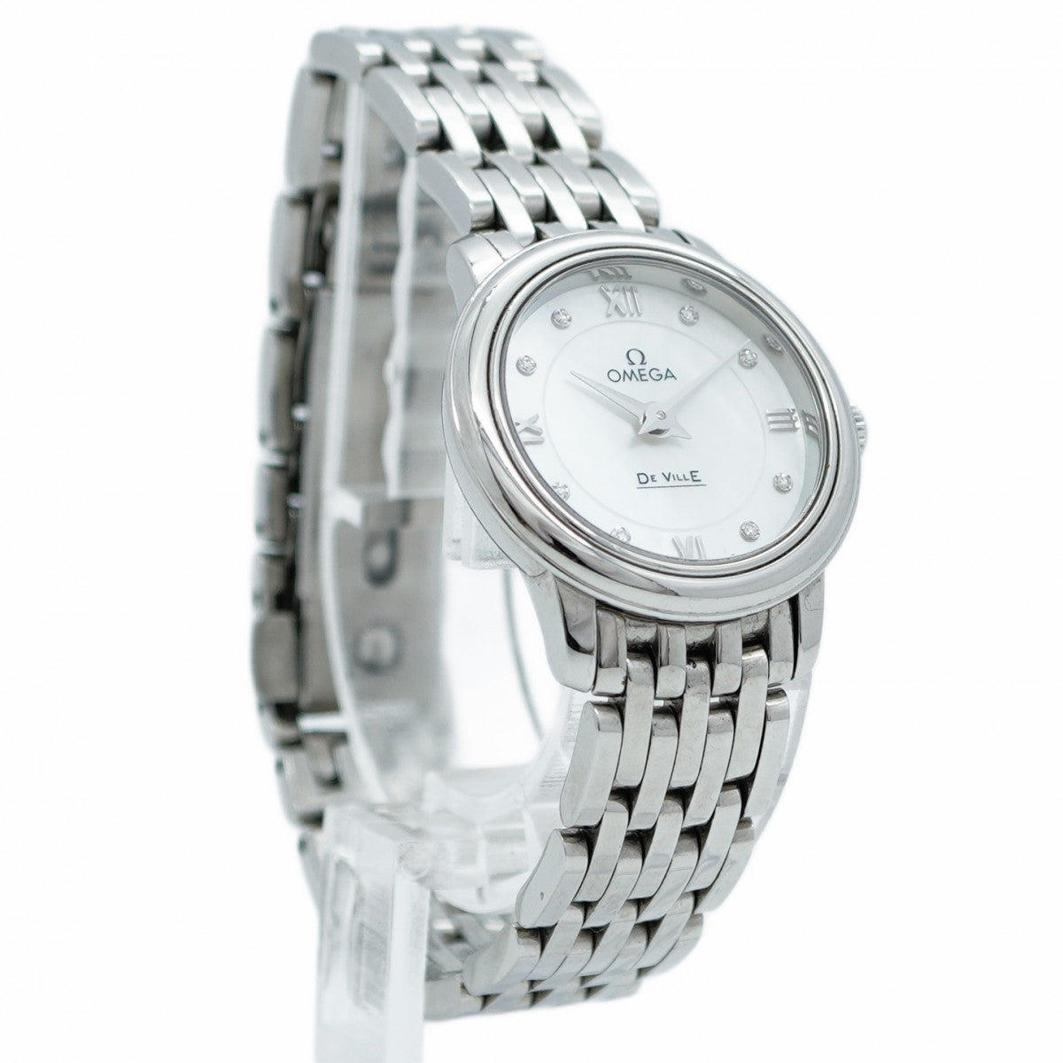 ★在庫処分★最終価格★SALE【5wwi0256】オメガ デ・ヴィル 424.10.24.60.55.001 白文字盤【中古】腕時計 レディース