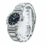 ★SALE【5wwi0264】ブルガリ ブルガリブルガリ BBL26S 黒文字盤【中古】腕時計 レディース