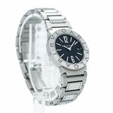 ★SALE【5wwi0264】ブルガリ ブルガリブルガリ BBL26S 黒文字盤【中古】腕時計 レディース