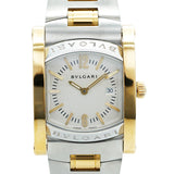 ★SALE【5wwm0019】ブルガリ アショーマ AA39SG アイボリー文字盤【中古】腕時計 メンズ