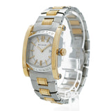 ★SALE【5wwm0019】ブルガリ アショーマ AA39SG アイボリー文字盤【中古】腕時計 メンズ