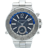 ★SALE【5wwm0060】ブルガリ ディアゴノ DG40S グレー文字盤【中古】腕時計 メンズ