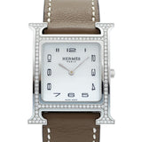 ★最終価格★SALE【5wwm0070】エルメス Hウォッチ HH1.531 白文字盤【中古】腕時計 レディース