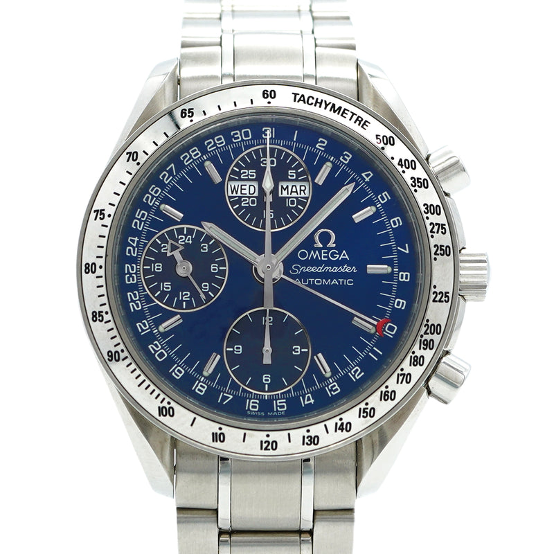 【5wwm0102】オメガ スピードマスター 3523.80 青文字盤【中古】腕時計 メンズ