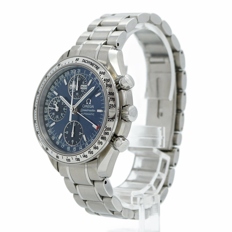 【5wwm0102】オメガ スピードマスター 3523.80 青文字盤【中古】腕時計 メンズ