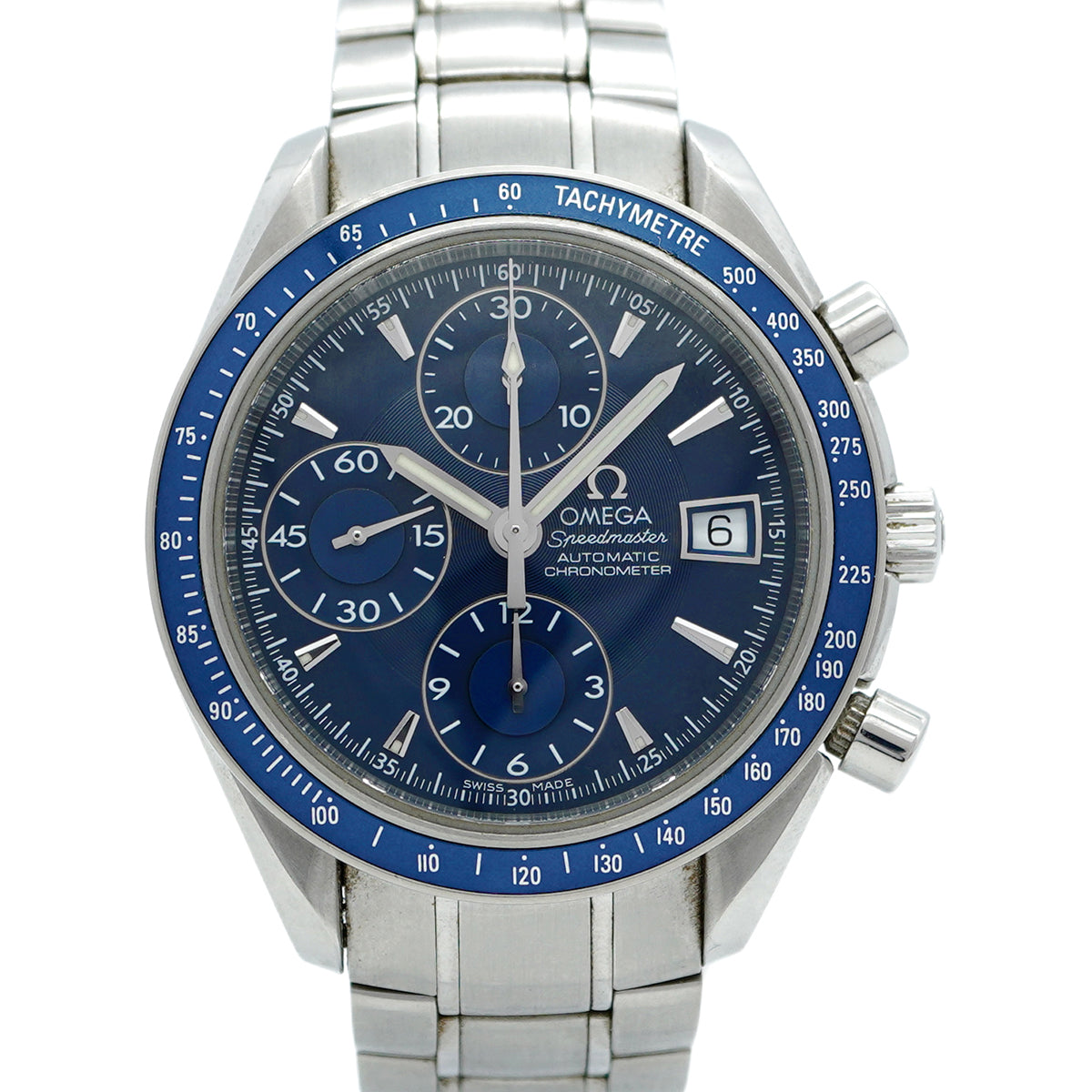 ★最終価格★SALE【5wwm0114】オメガ スピードマスター 3212.80 青文字盤【中古】腕時計 メンズ