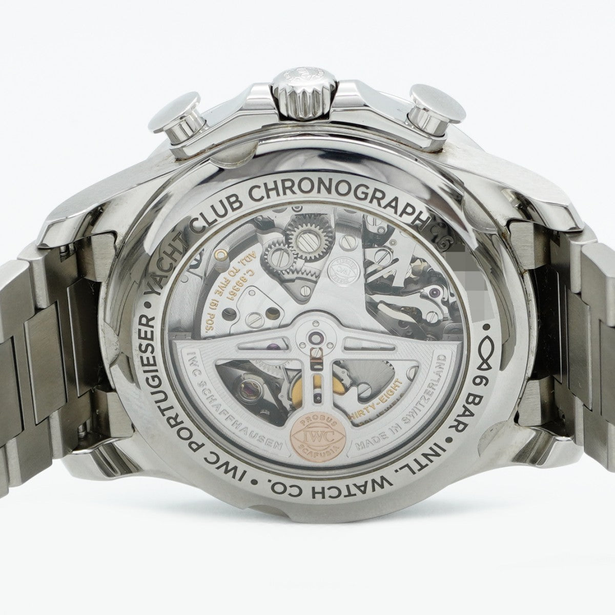 ★最終価格★SALE【5wwm0117】IWC アイダブリューシー シャフハウゼン ポルトギーゼヨットクラブ クロノグラフ IW390702 シルバー文字盤【中古】腕時計 メンズ