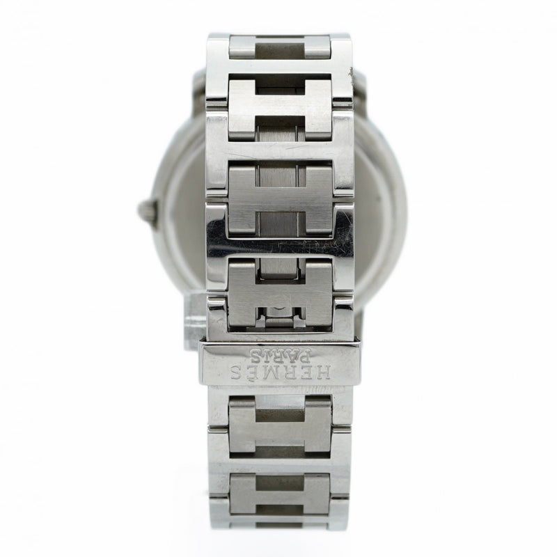 ★最終価格★SALE【5wwm0140】エルメス クリッパー CL6.710 白文字盤【中古】腕時計 メンズ