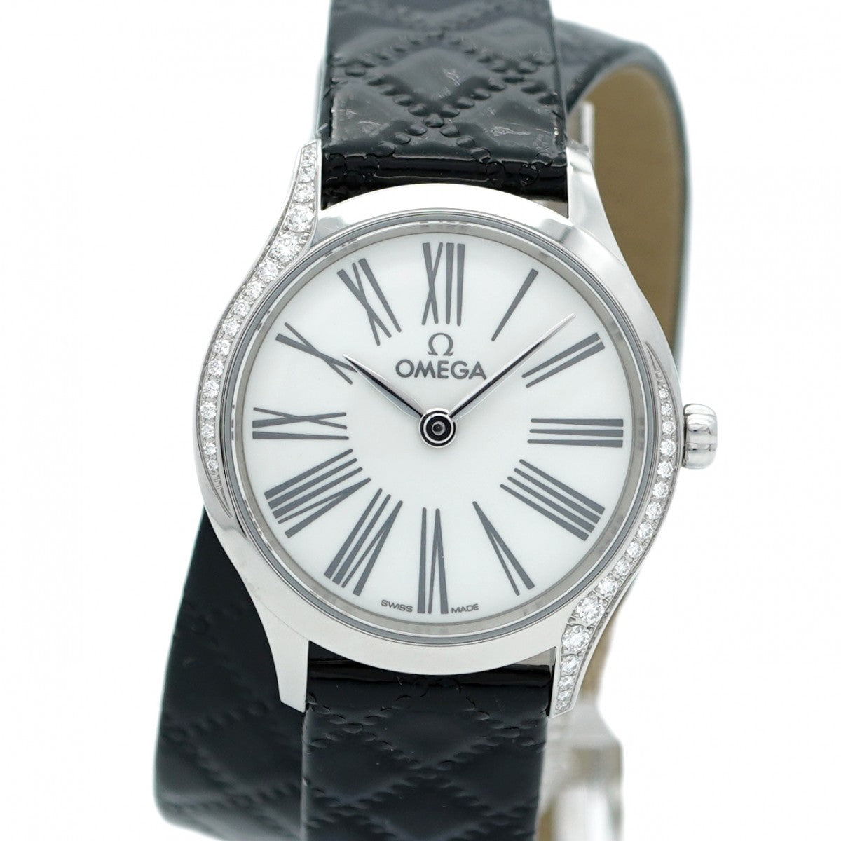 ★最終価格★SALE【5wwm0152】オメガ デ・ヴィル 428.17.26.60.04.007 白文字盤【中古】腕時計 レディース