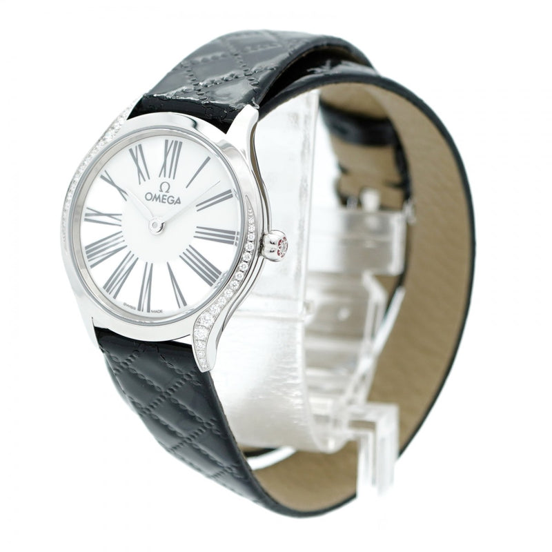 ★最終価格★SALE【5wwm0152】オメガ デ・ヴィル 428.17.26.60.04.007 白文字盤【中古】腕時計 レディース