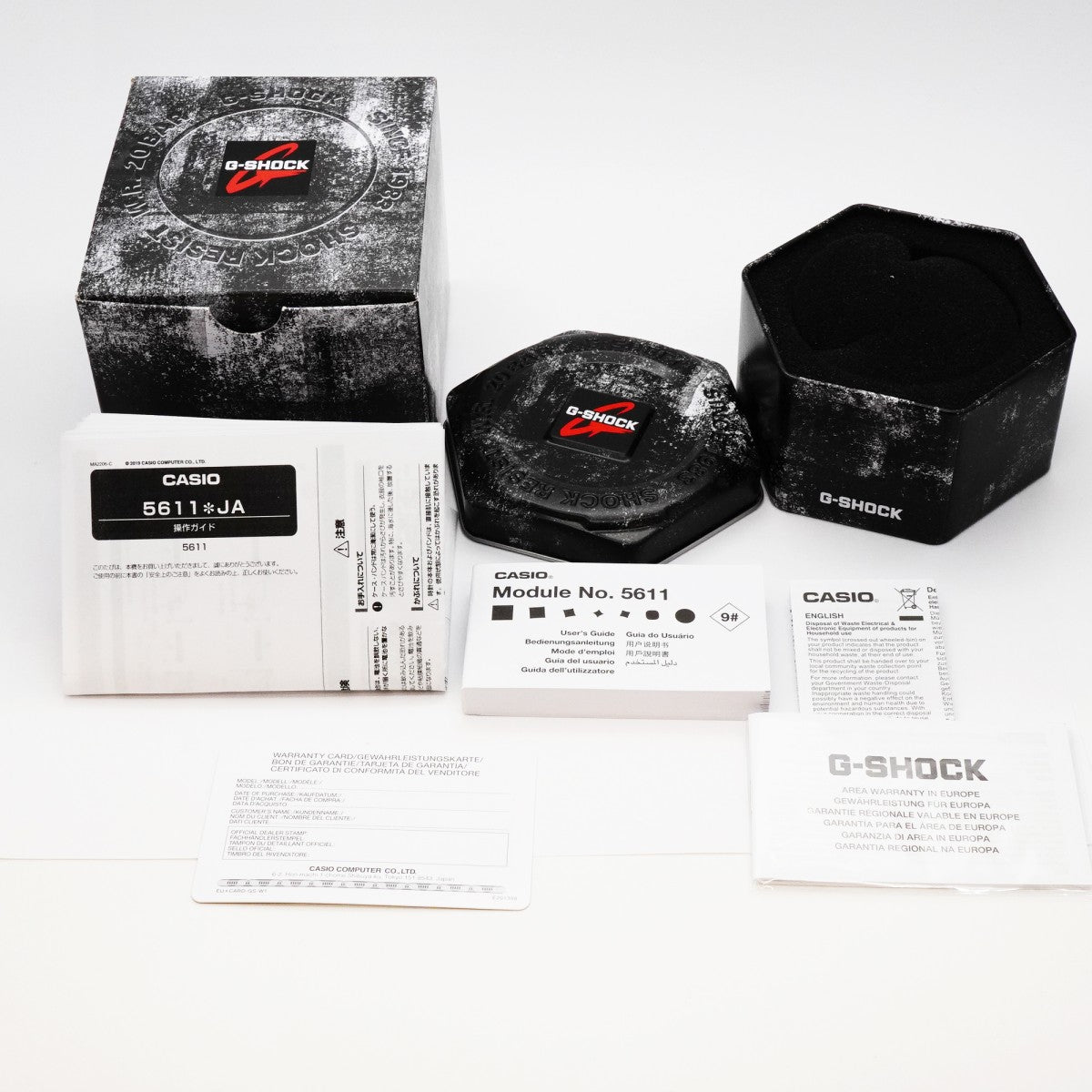 ★最終価格★SALE【5wwm0171】カシオ Ｇ-SHOCK GM-2100 シルバー/液晶文字盤【中古】腕時計 メンズ