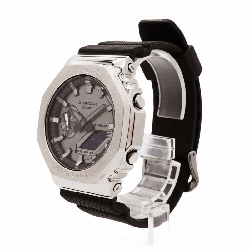 ★最終価格★SALE【5wwm0171】カシオ Ｇ-SHOCK GM-2100 シルバー/液晶文字盤【中古】腕時計 メンズ