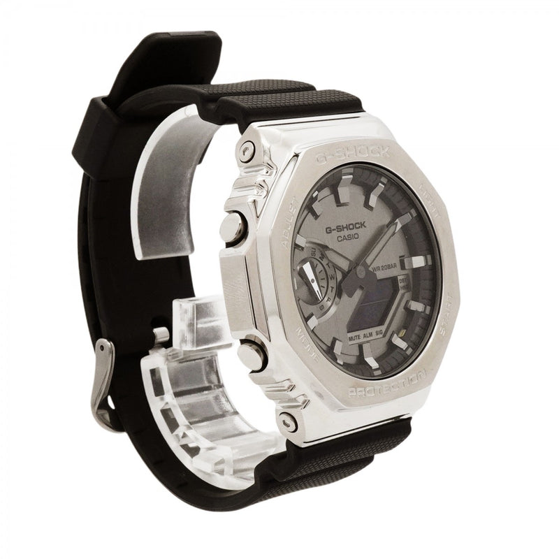 ★最終価格★SALE【5wwm0171】カシオ Ｇ-SHOCK GM-2100 シルバー/液晶文字盤【中古】腕時計 メンズ