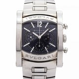 ★最終価格【5wwm0176】ブルガリ アショーマ AA44SCH ネイビー文字盤【中古】腕時計 メンズ