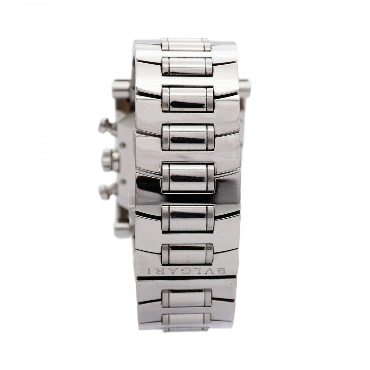 ★最終価格【5wwm0176】ブルガリ アショーマ AA44SCH ネイビー文字盤【中古】腕時計 メンズ