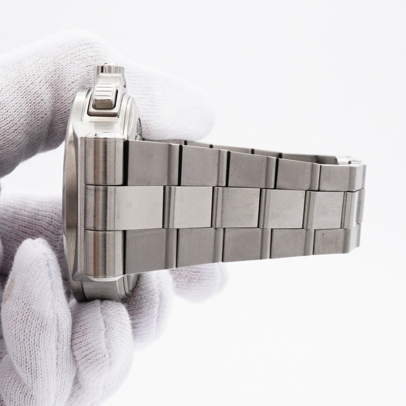 ★最終価格★SALE【5wwm0180】ブルガリ ディアゴノ DG42SCH シルバー/ブラック文字盤【中古】腕時計 メンズ