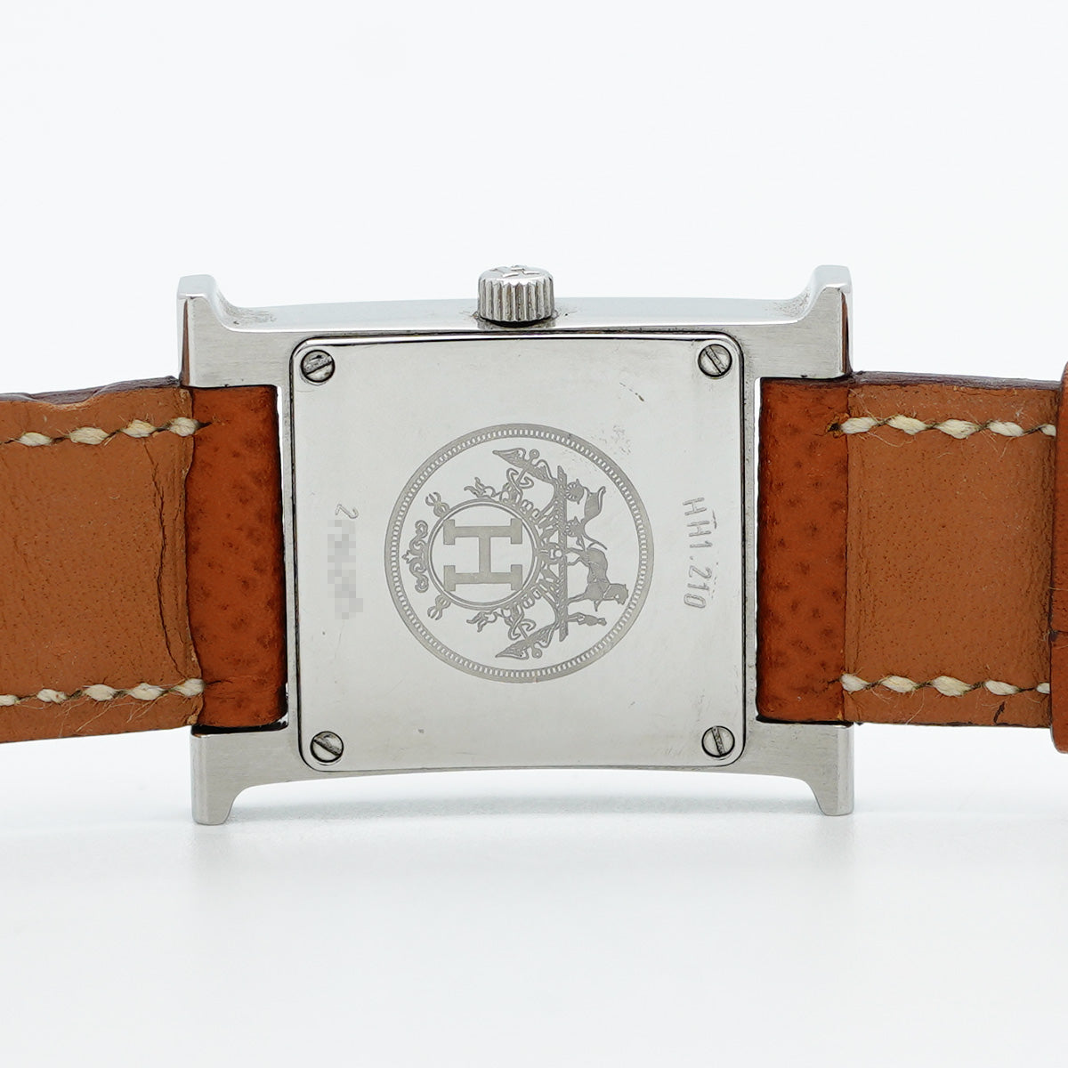 【5wwm0199】エルメス Hウォッチ HH1.210 白文字盤【中古】腕時計 レディース