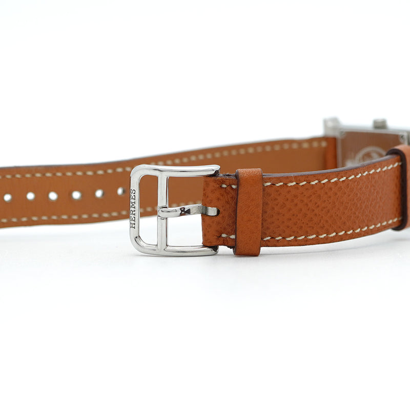 【5wwm0199】エルメス Hウォッチ HH1.210 白文字盤【中古】腕時計 レディース