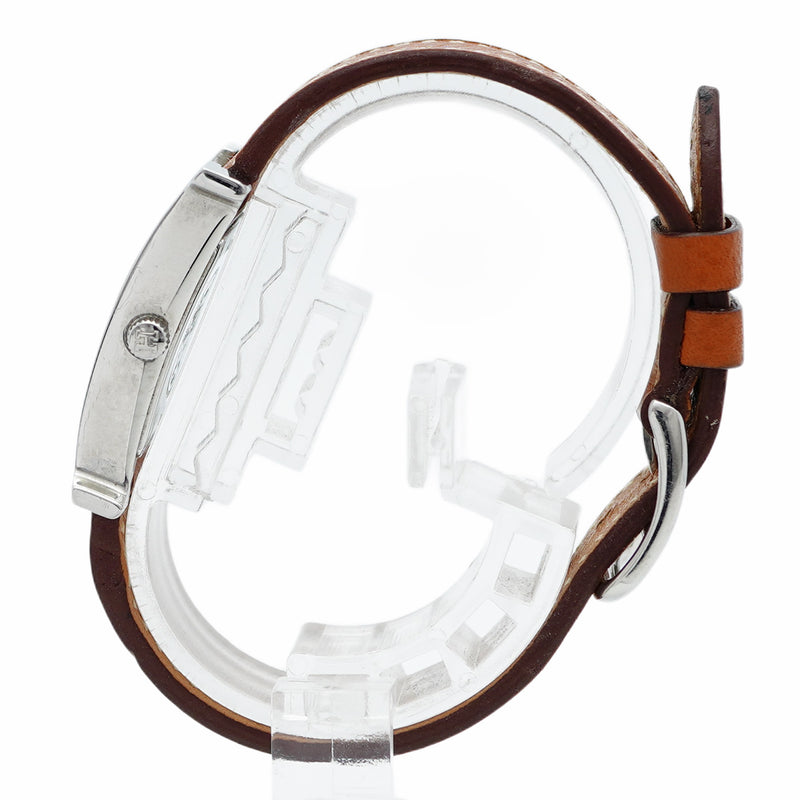 【5wwm0199】エルメス Hウォッチ HH1.210 白文字盤【中古】腕時計 レディース