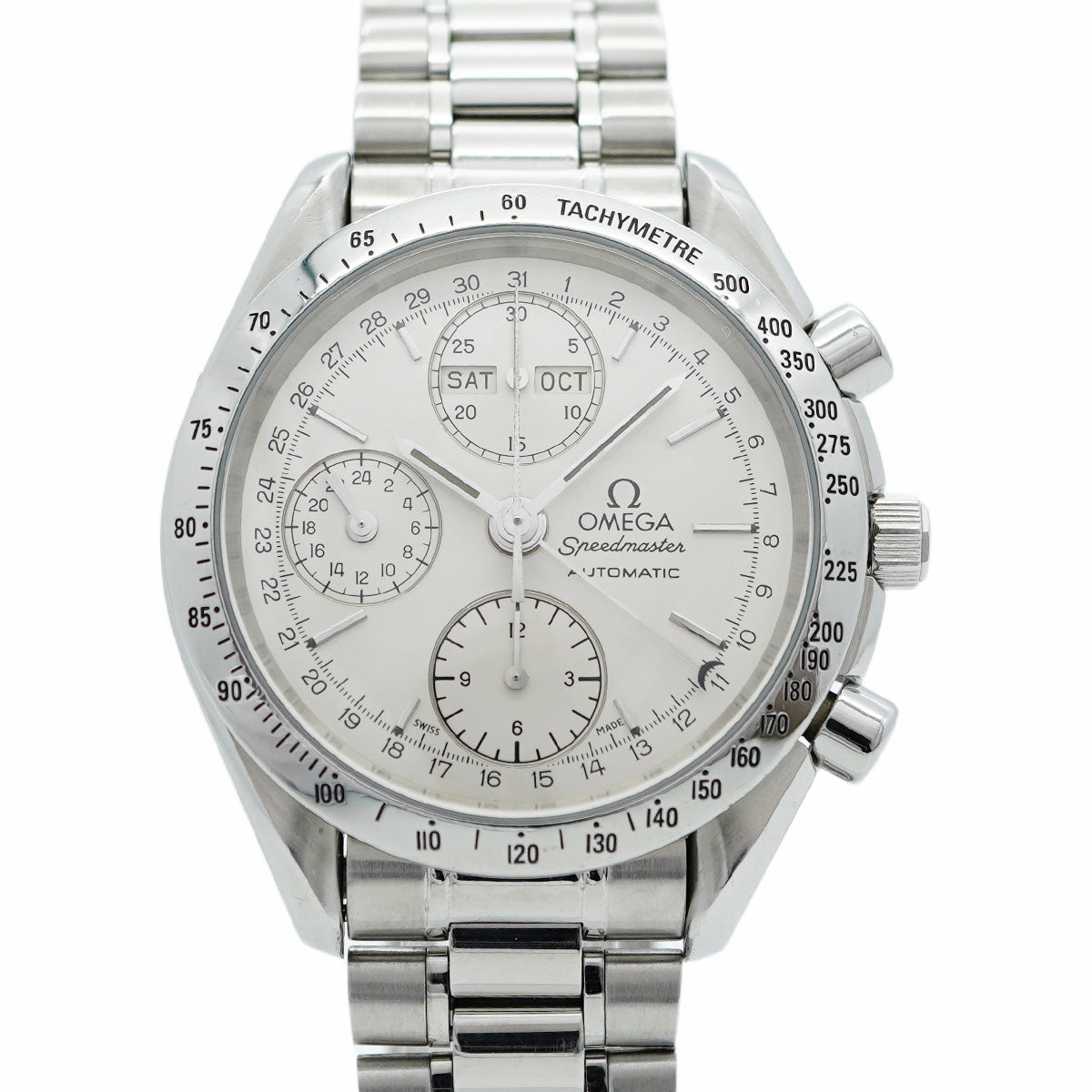 【5wwm0206】オメガ スピードマスター 3521.30 シルバー文字盤【中古】腕時計 メンズ