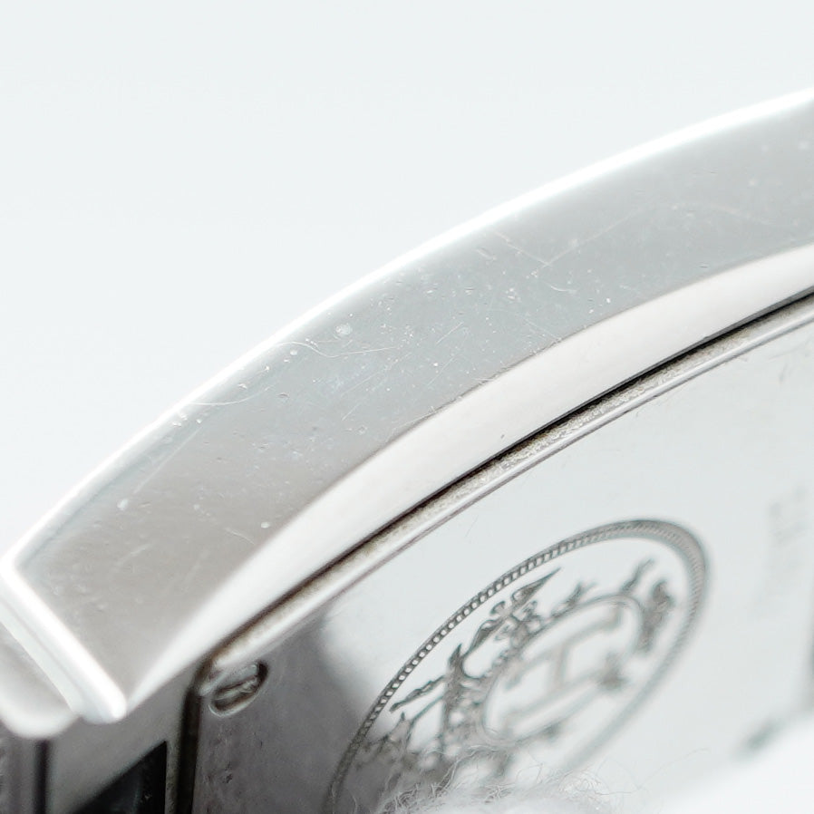 【5wwm0224】エルメス Hウォッチ HH1.210 アイボリー文字盤【中古】腕時計 レディース