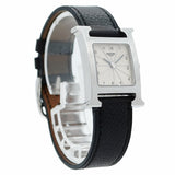 【5wwm0224】エルメス Hウォッチ HH1.210 アイボリー文字盤【中古】腕時計 レディース