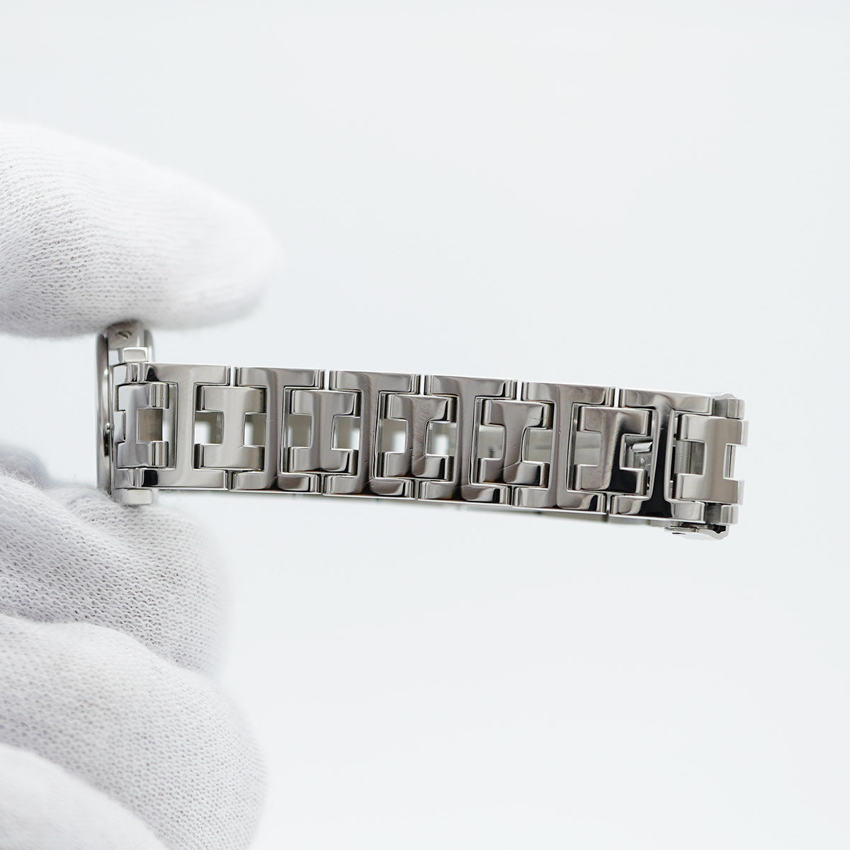 【5wwm0228】エルメス クリッパー CL4.210 青文字盤【中古】腕時計 レディース