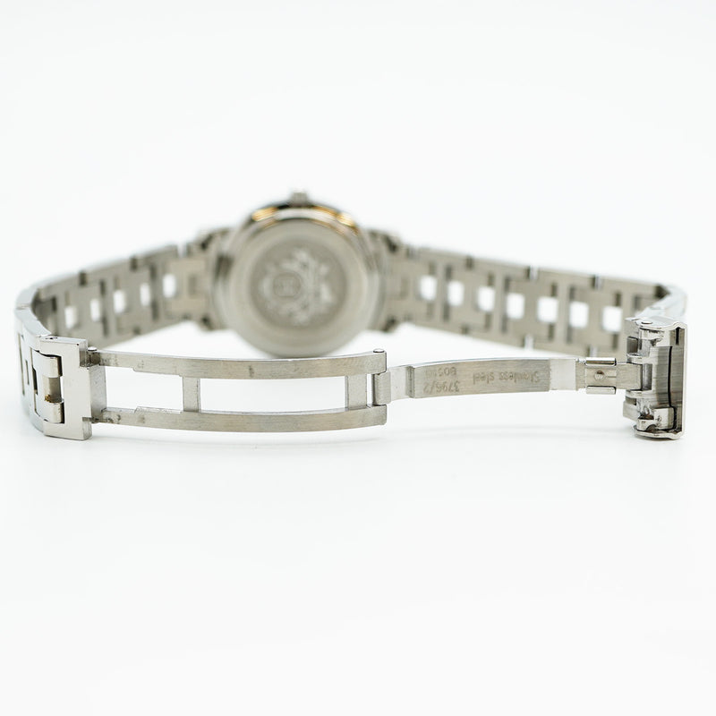 【5wwm0228】エルメス クリッパー CL4.210 青文字盤【中古】腕時計 レディース