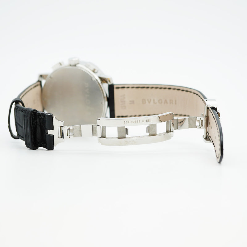 ★SALE【5wwm0241】ブルガリ ブルガリブルガリ BB42SLCH 白文字盤【中古】腕時計 メンズ