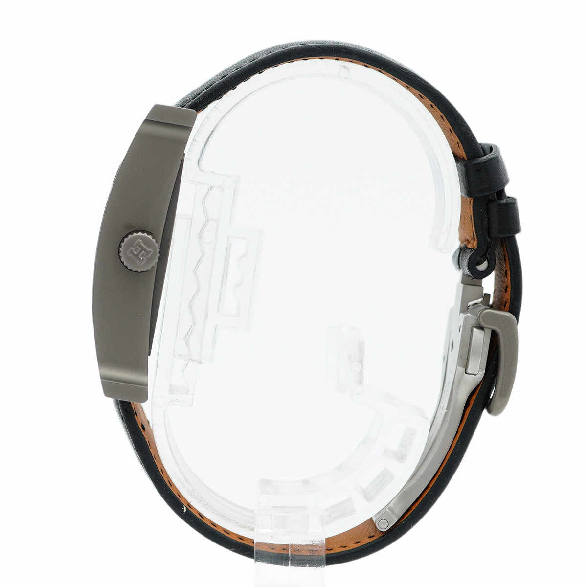 ★SALE【5wwm0248】エルメス Hウォッチ HH5.841 グレー文字盤【中古】腕時計 メンズ