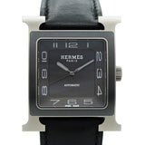 ★SALE【5wwm0248】エルメス Hウォッチ HH5.841 グレー文字盤【中古】腕時計 メンズ