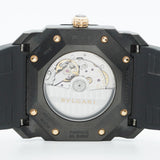 ★SALE【5wwm0254】ブルガリ オクト ウルトラネロ BG041BBSVD 黒文字盤【中古】腕時計 メンズ