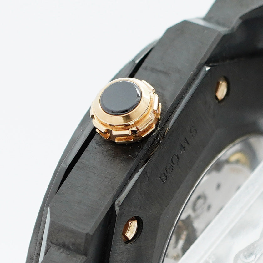 ★SALE【5wwm0254】ブルガリ オクト ウルトラネロ BG041BBSVD 黒文字盤【中古】腕時計 メンズ