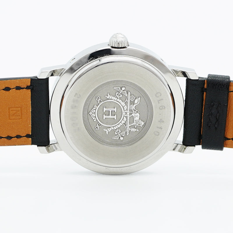 【5wwm0279】エルメス クリッパー CL6.410 グレー文字盤【中古】腕時計 メンズ レディース ユニセックス