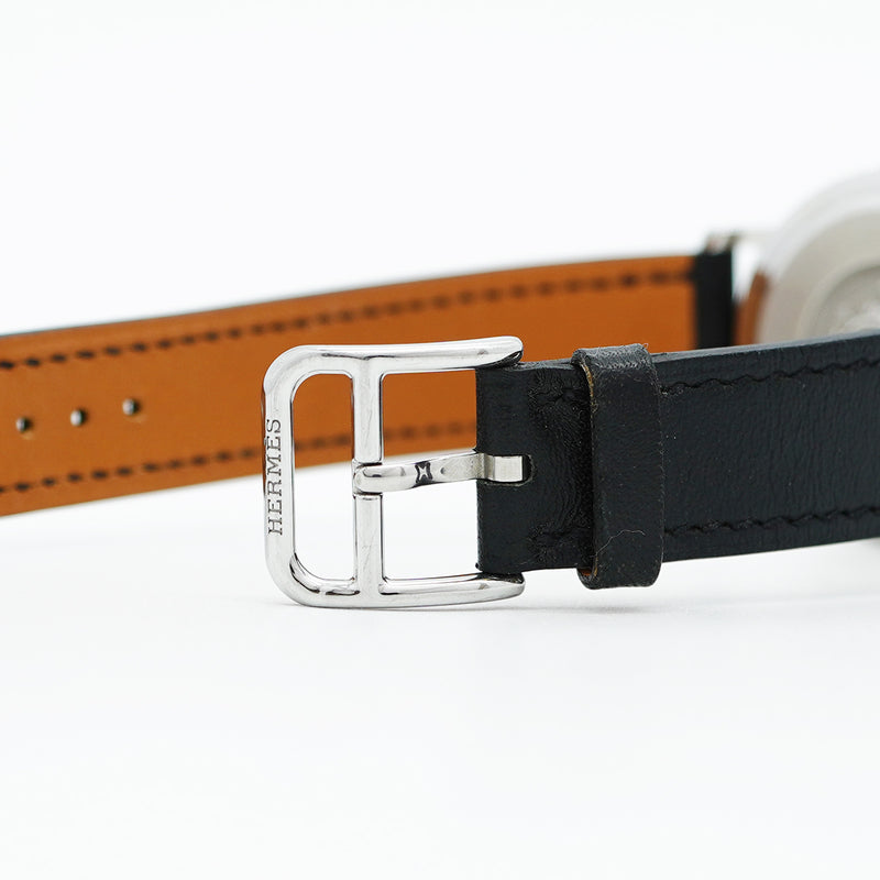 【5wwm0279】エルメス クリッパー CL6.410 グレー文字盤【中古】腕時計 メンズ レディース ユニセックス