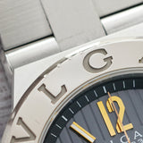 【5wwm0285】ブルガリ ディアゴノ カリブロ303 DG42C14SWGSDCH グレー文字盤【中古】腕時計 メンズ